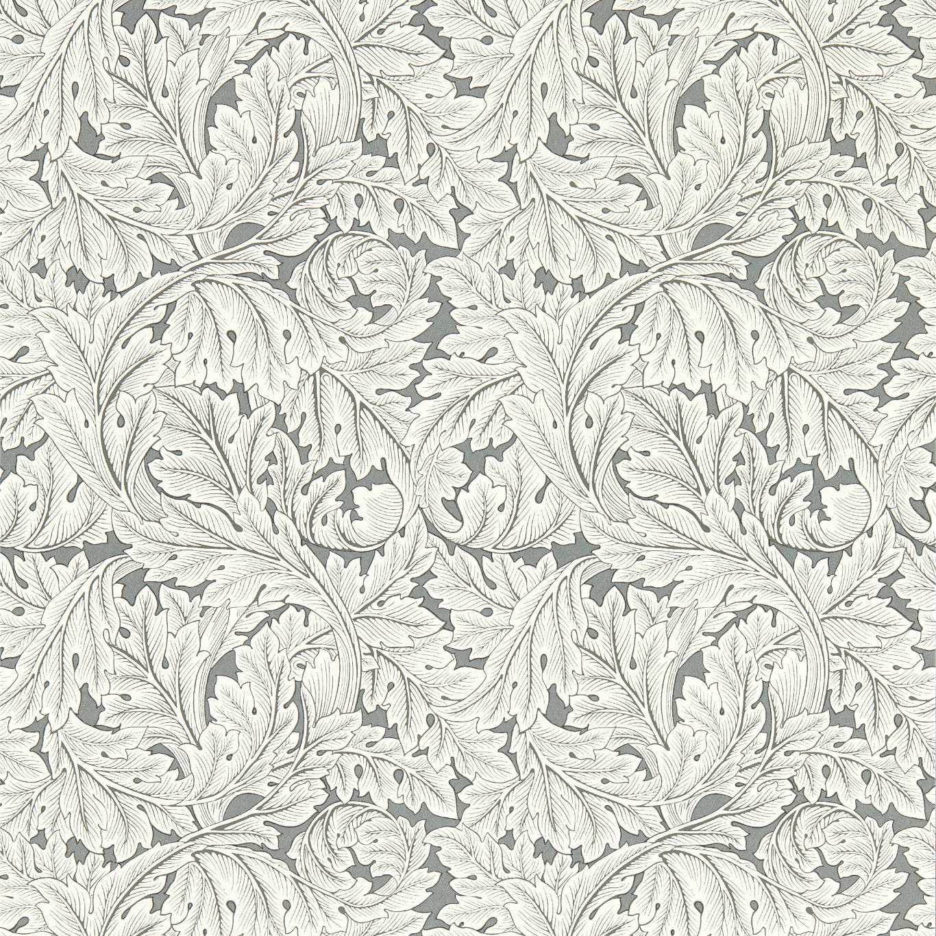 Acanthus Wallpaper - Slate - Clarke & Clarke - W0175/02