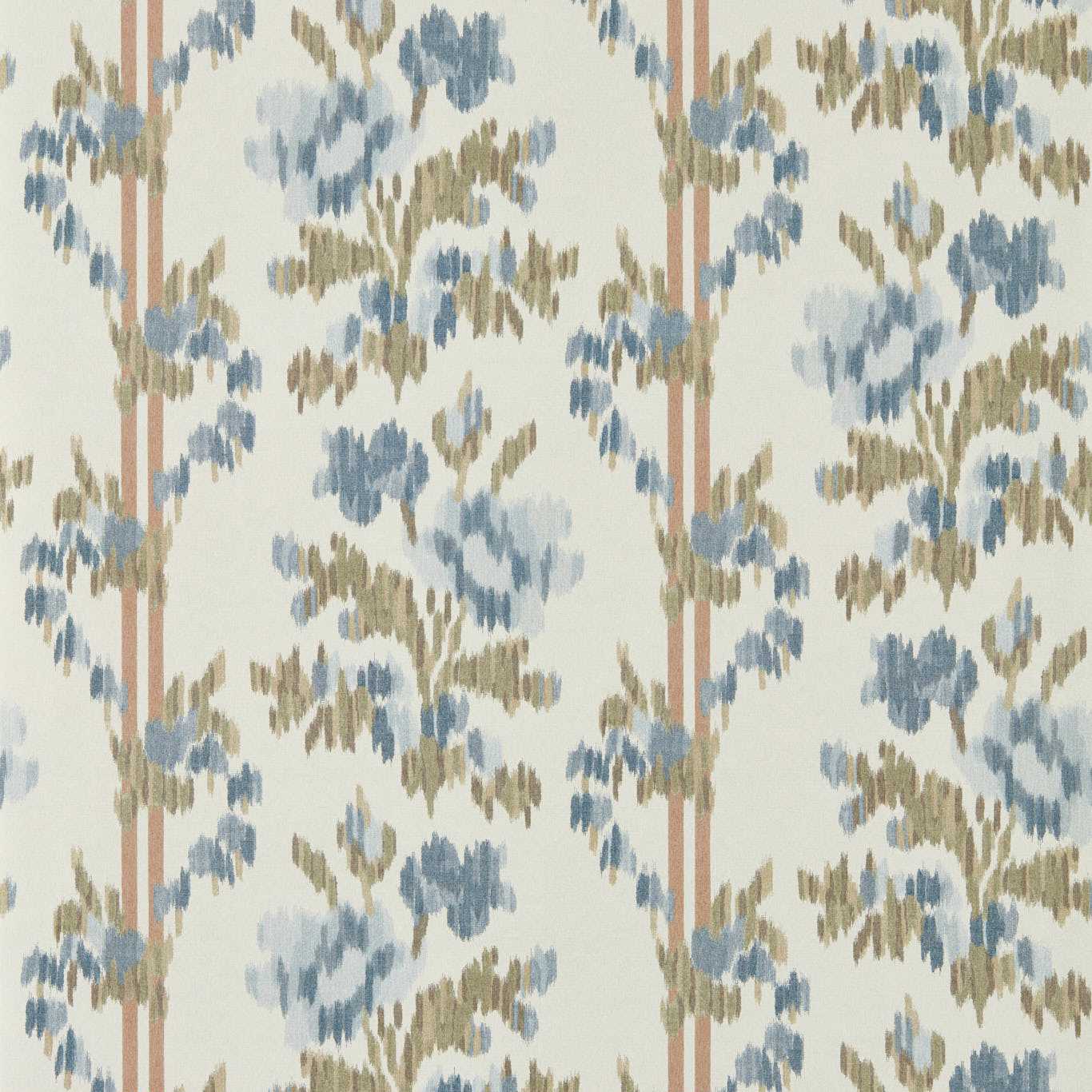 Apothecary Rose Wallpaper - Ether Blues - DHIP217496