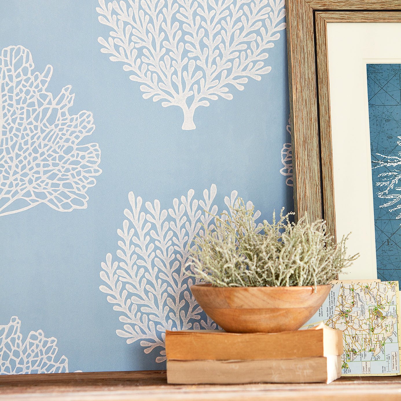 Coraline Wallpaper - Sky - Sanderson - DCOA216576 - Morris Wallpaper