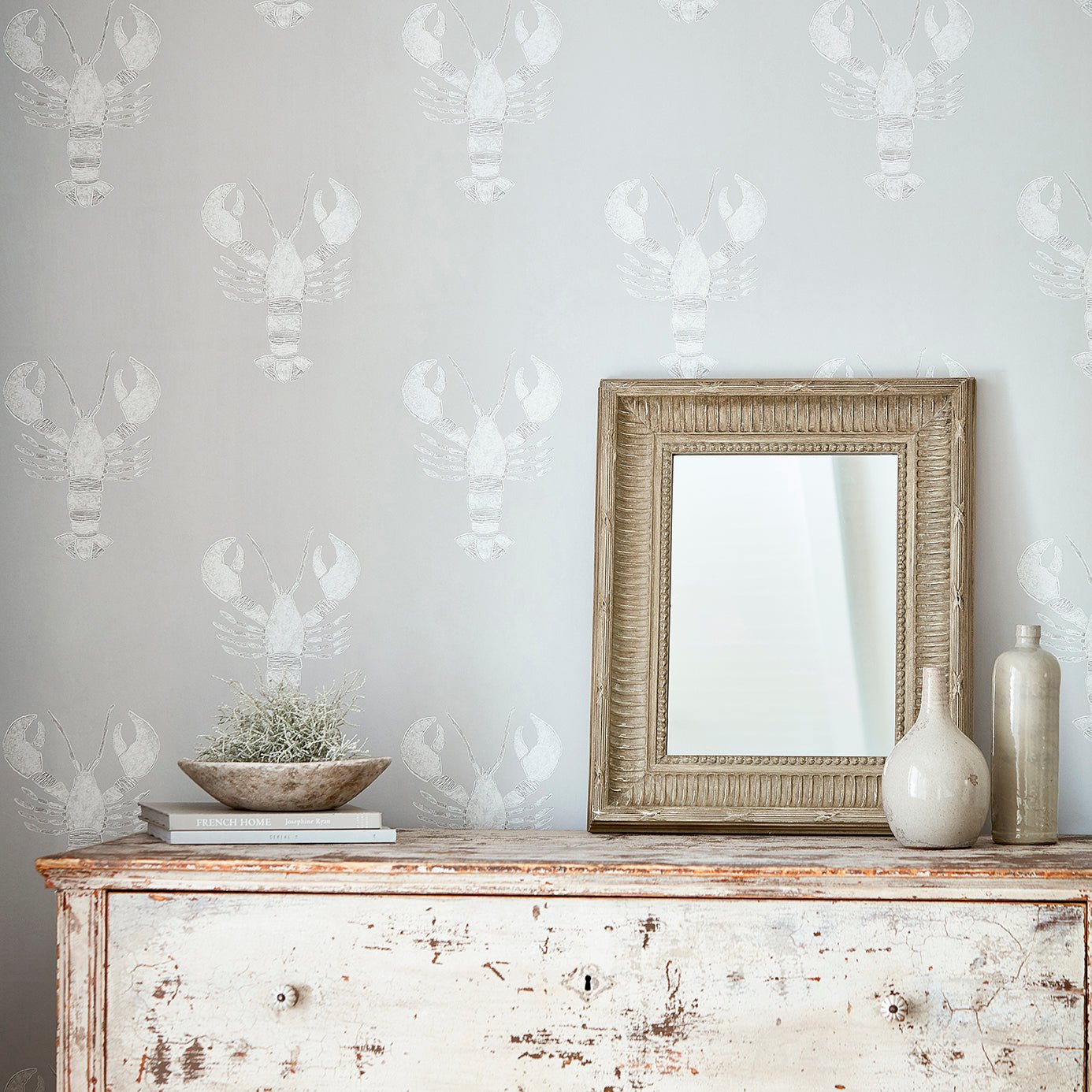 Cromer Wallpaper - Gull - Sanderson - DCOA216588 - Morris Wallpaper