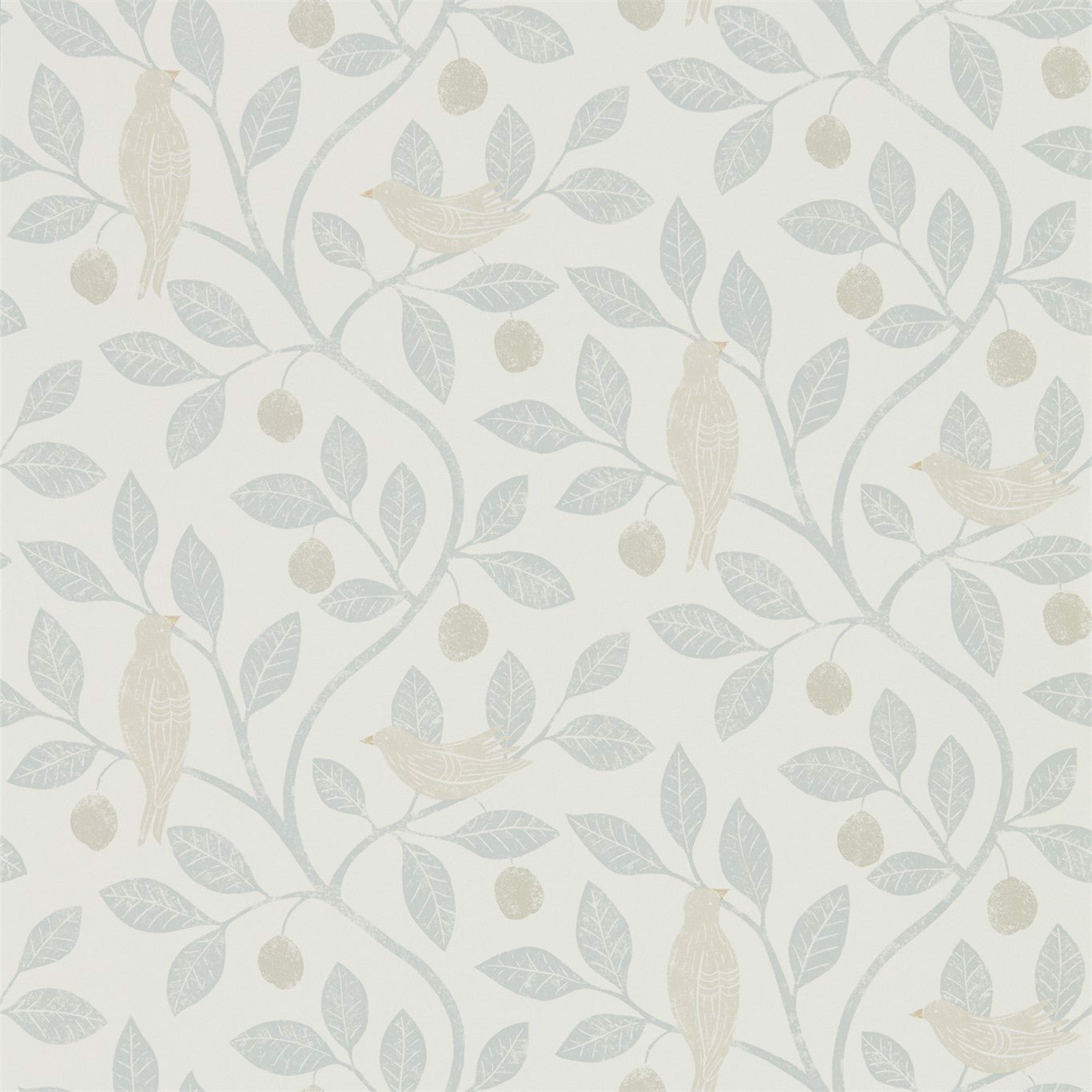 Damson Tree Wallpaper - Mineral/Dove - DHPO216365