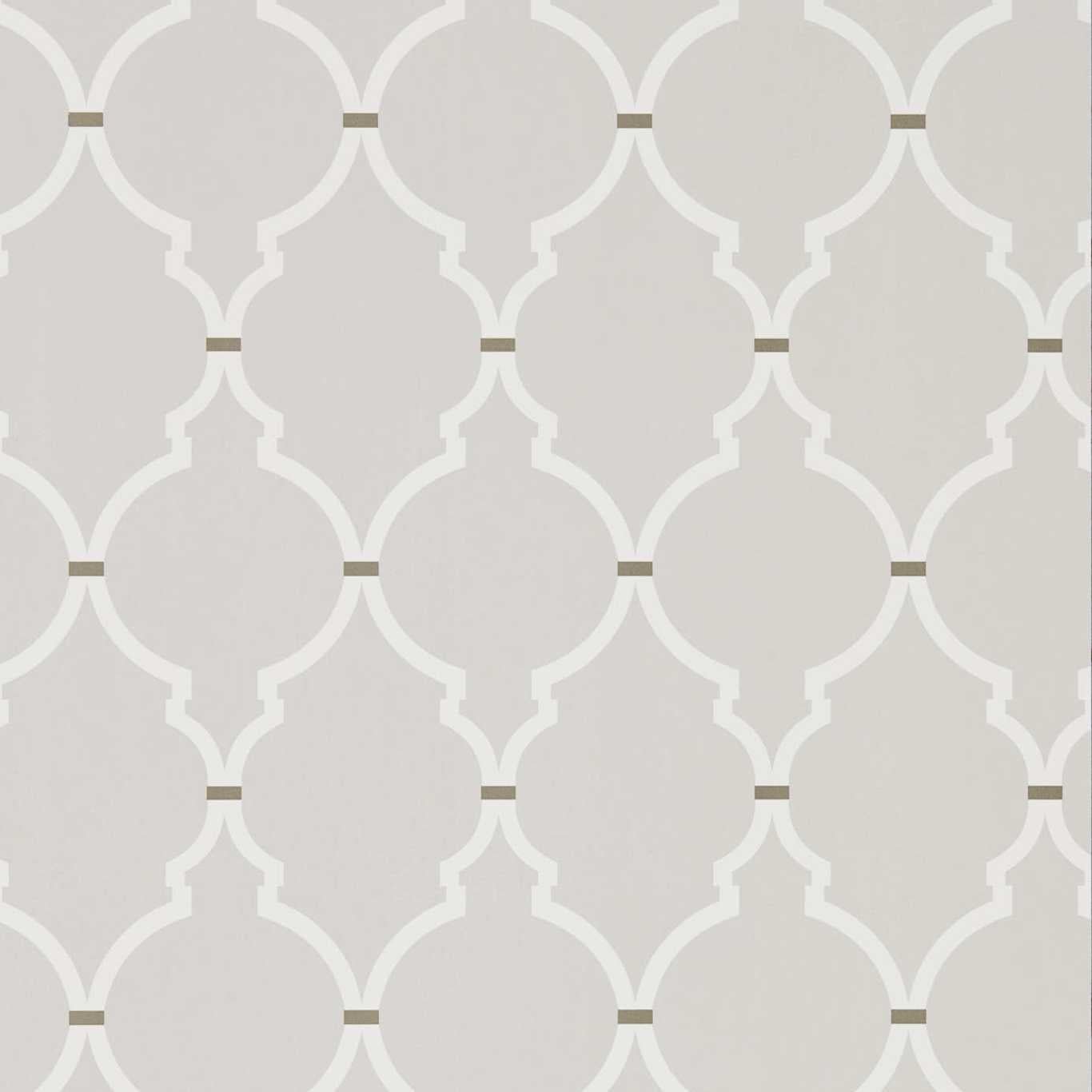 Empire Trellis Wallpaper - Silver/Calico - DART216335