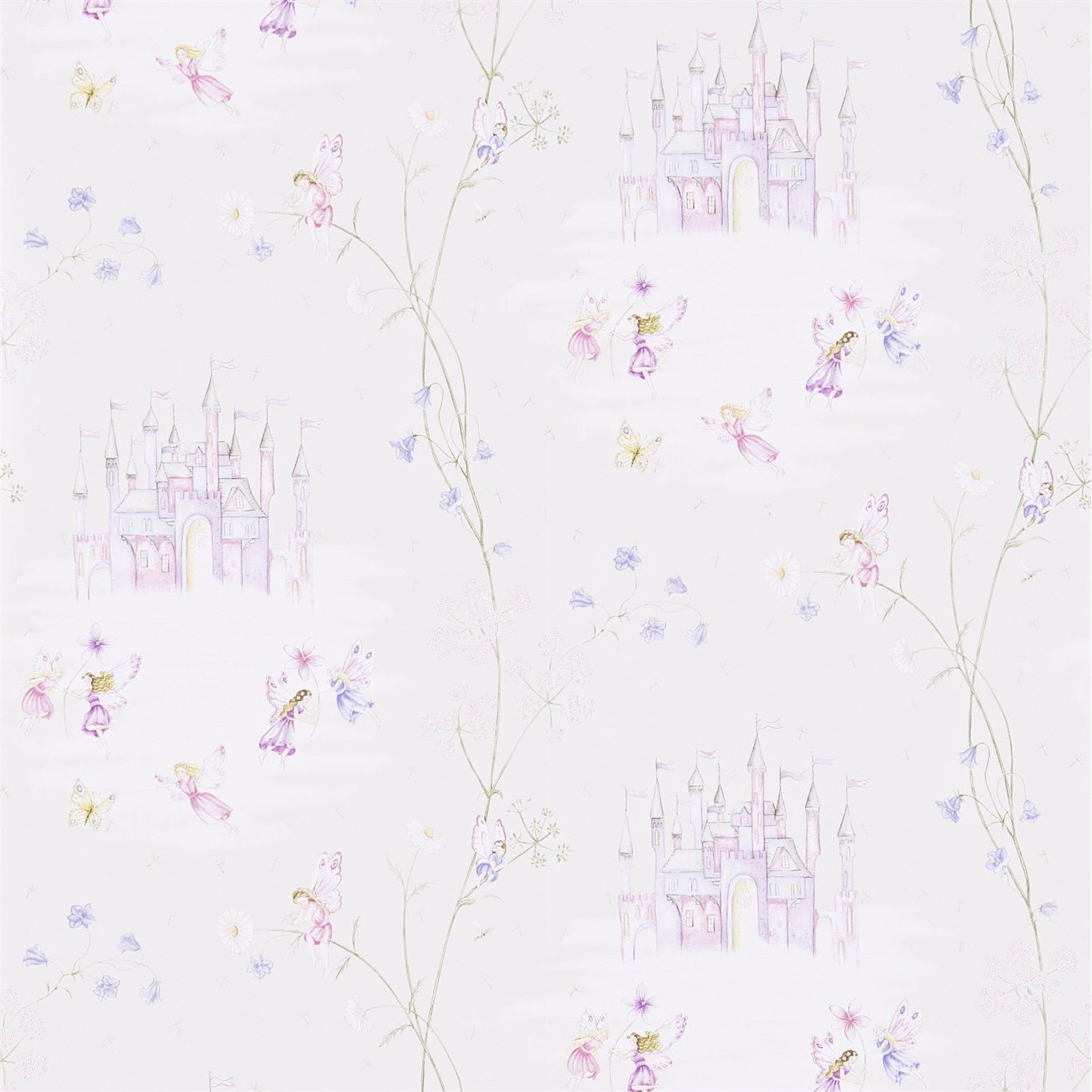 Fairy Castle Wallpaper - Vanilla - DLIT214047