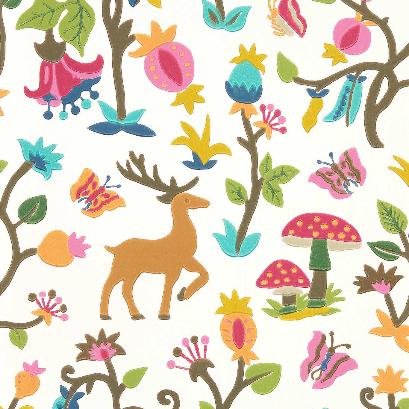 Forest Of Dean Wallpaper - Bright/multi - DABW217217