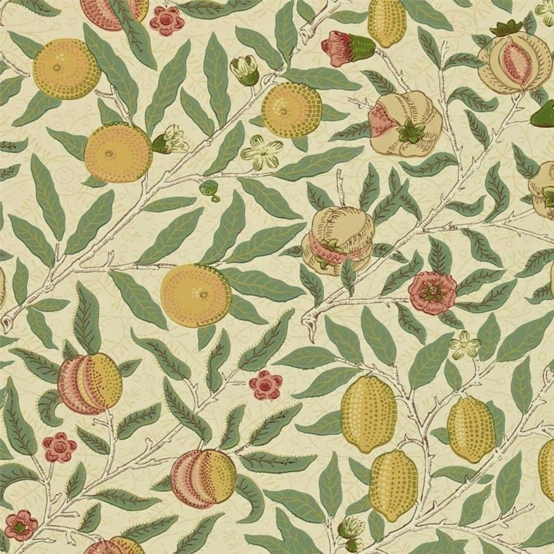 アート·ギャラリー1～14 Morris & Co Fruit Wallpaper in Beige/Gold/Coral - 216859