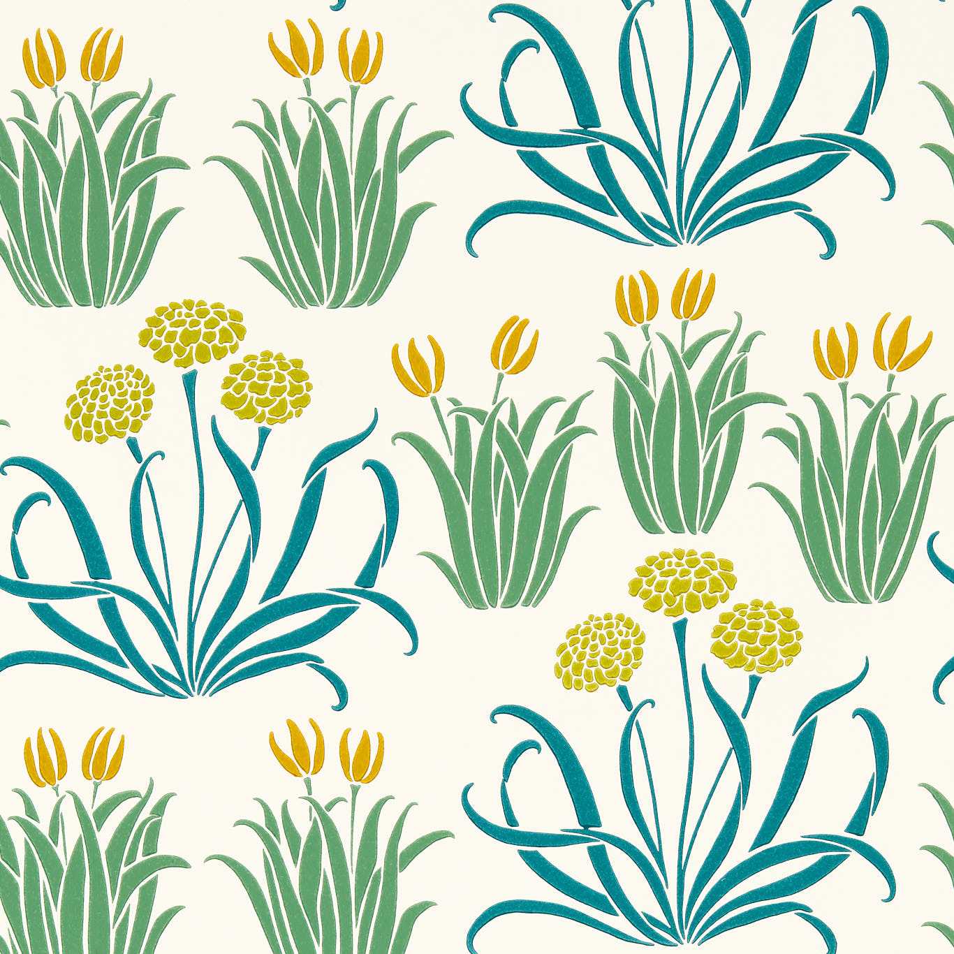 Glade Wallpaper - Gooseberry Fool - 217341 - Morris & Co