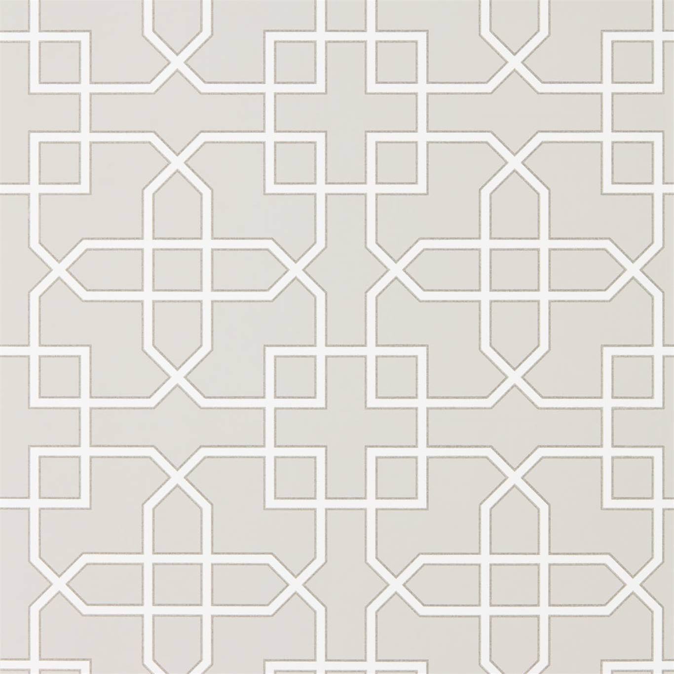 Hampton Trellis Wallpaper - Grey - DGLW216661