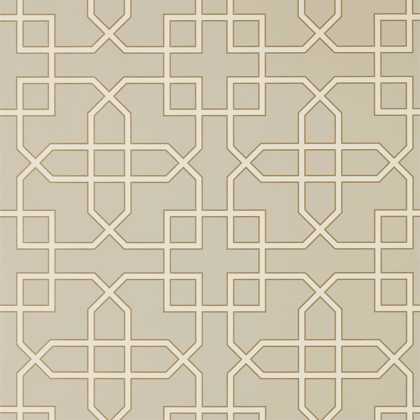 Hampton Trellis Wallpaper - Linen - DGLW216659
