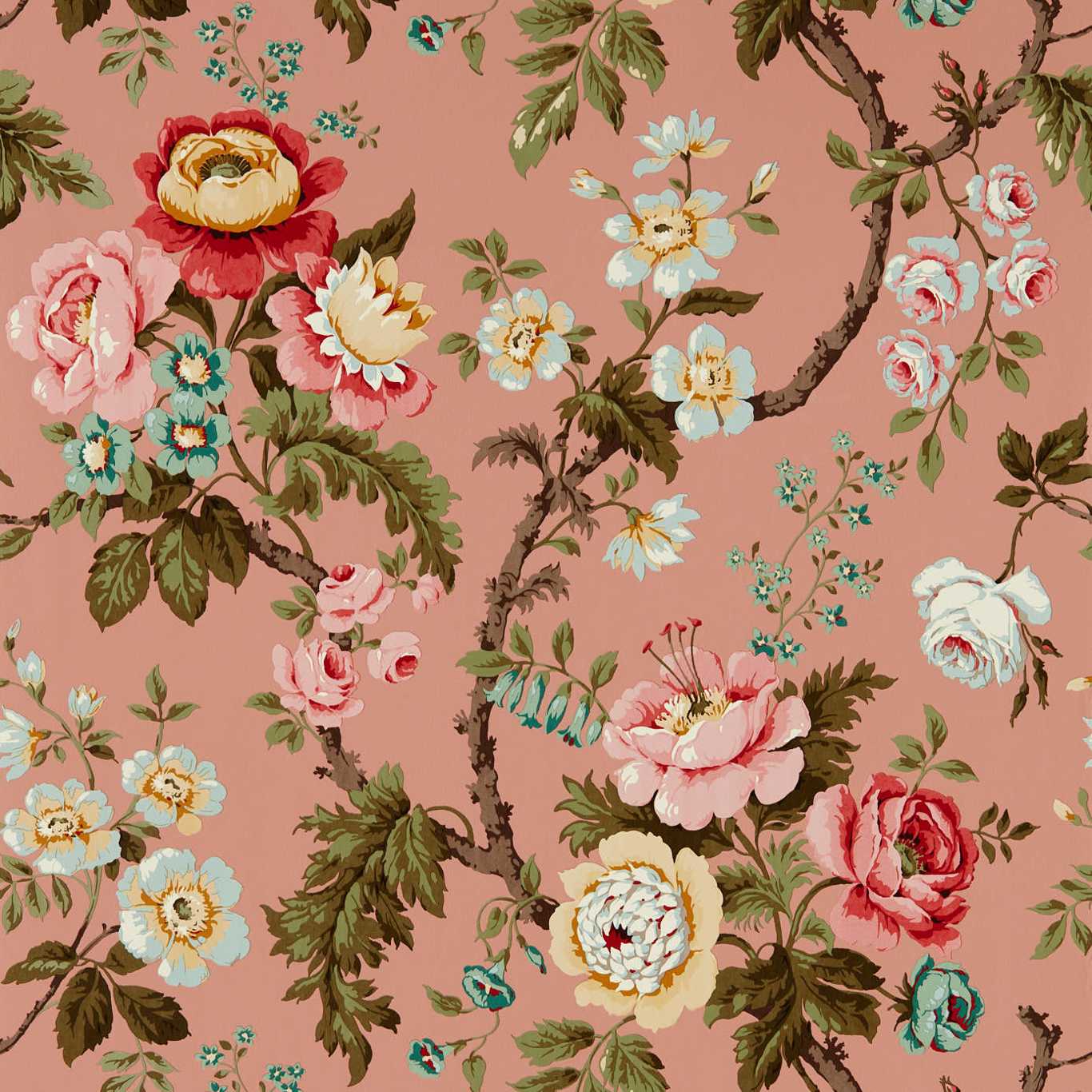 Hykenham Wallpaper - French Rose - DOSW217040