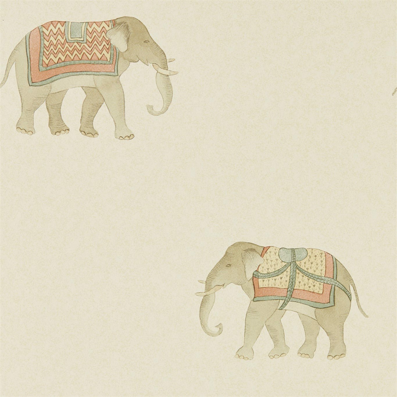 India Wallpaper - Russet/Sand - DART216334