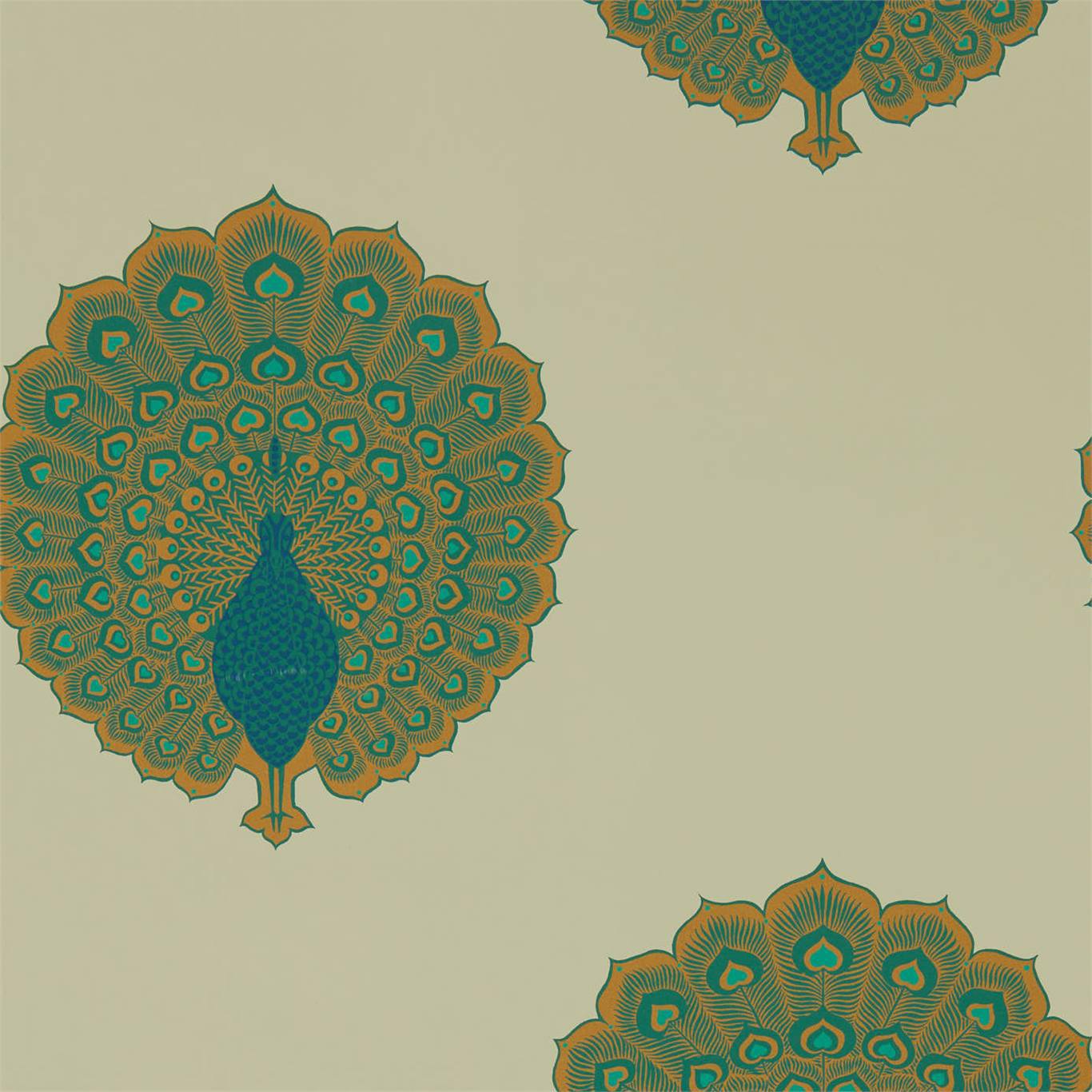 Kalapi Wallpaper - Peacock - DCPW216757