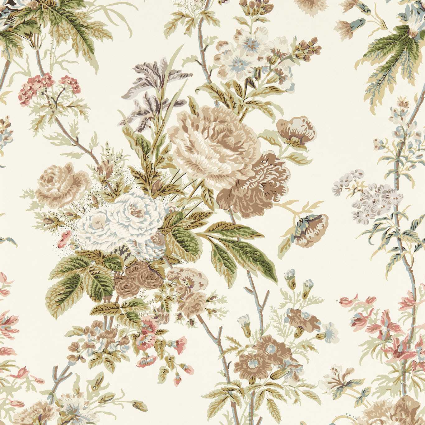 Lakeland Paradis Wallpaper - Walnut - DGDW217306