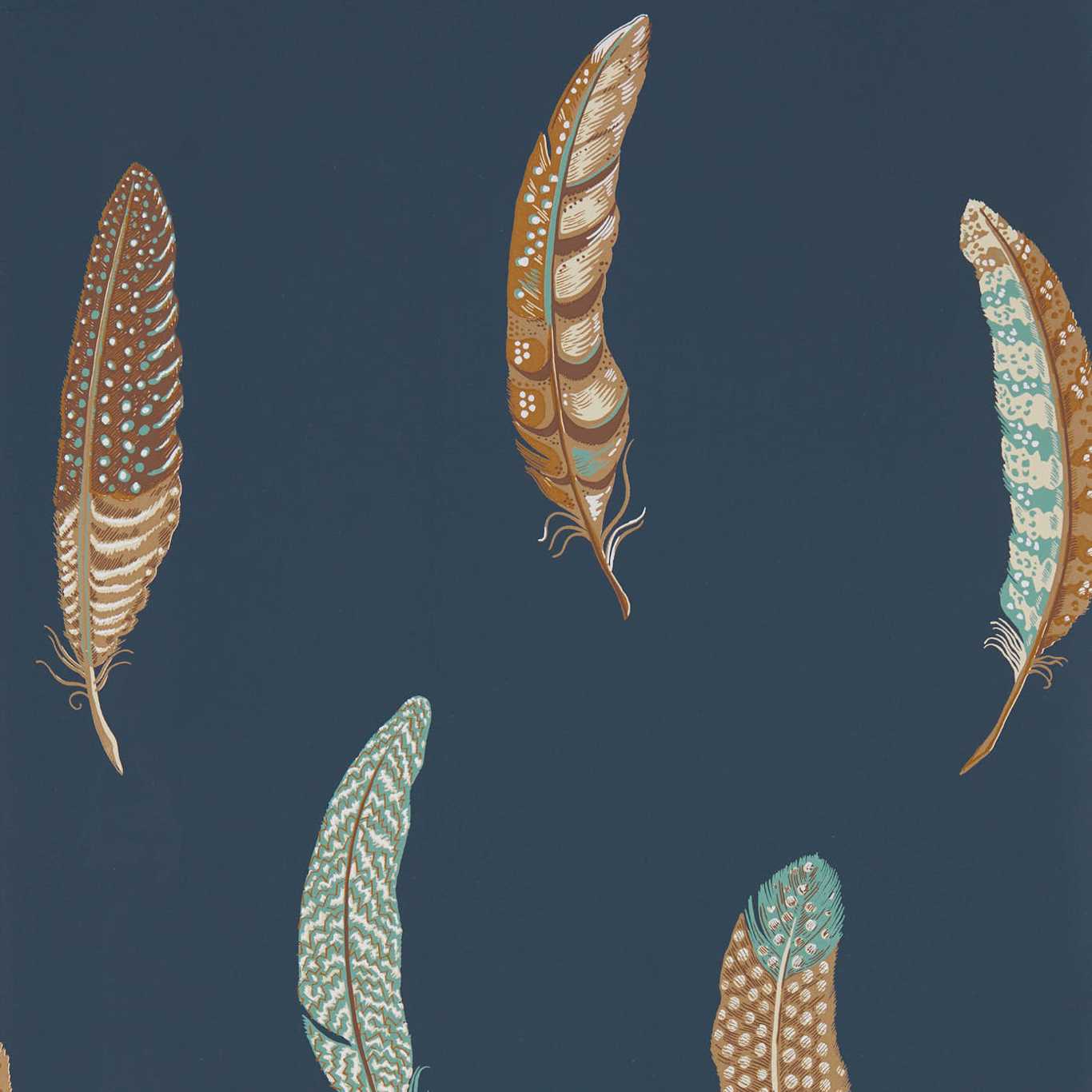 Lismore Wallpaper - Indigo - DYSI216604