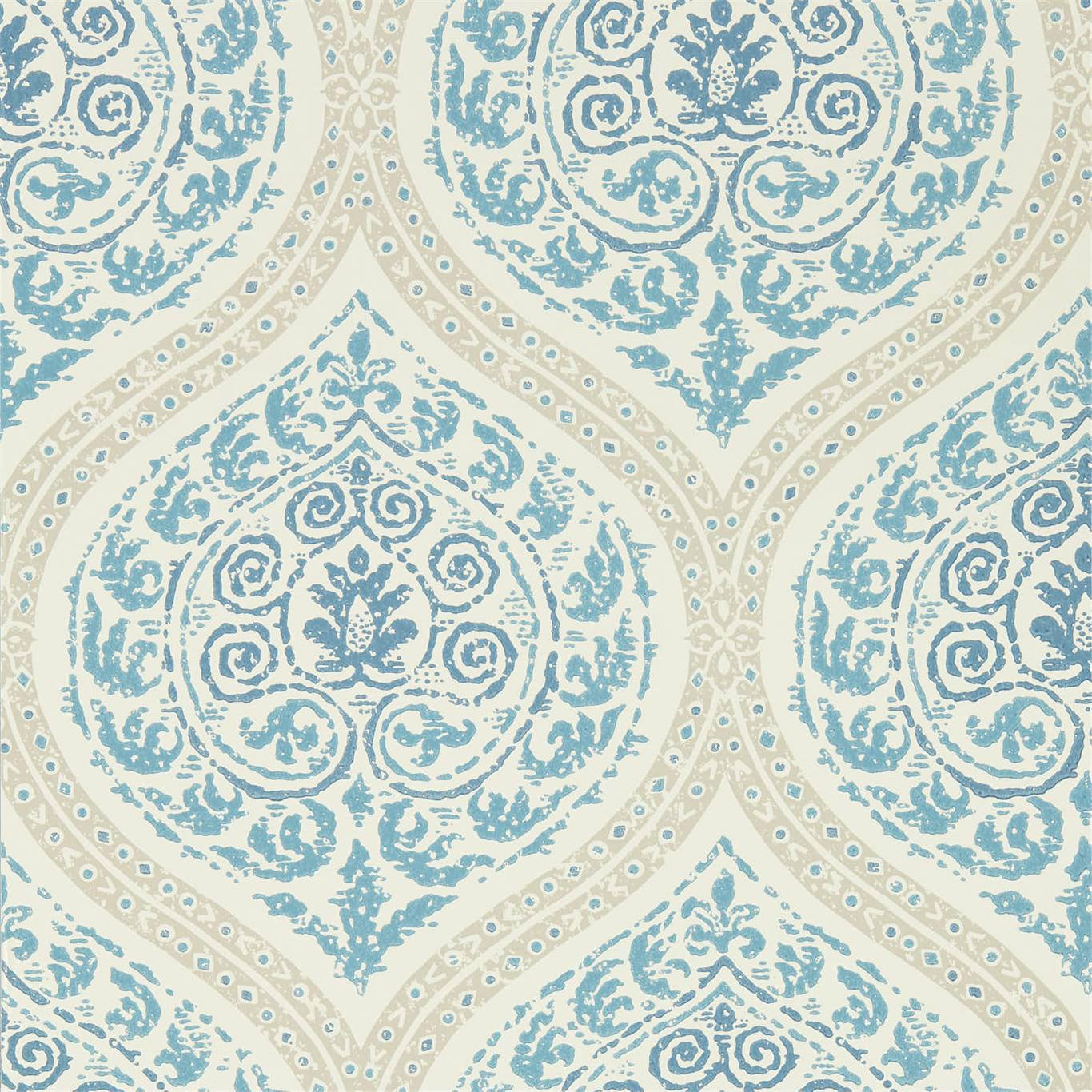 Madurai Wallpaper - Indigo - DCPW216754