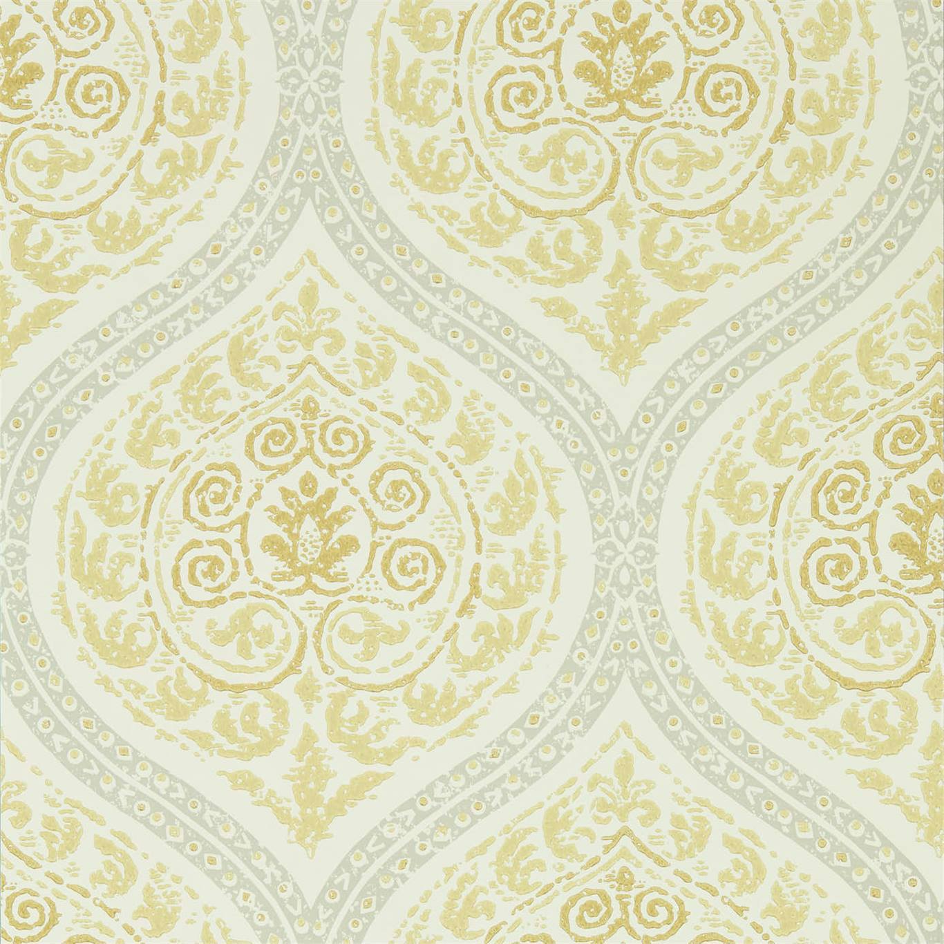Madurai Wallpaper - Lemon - DCPW216756