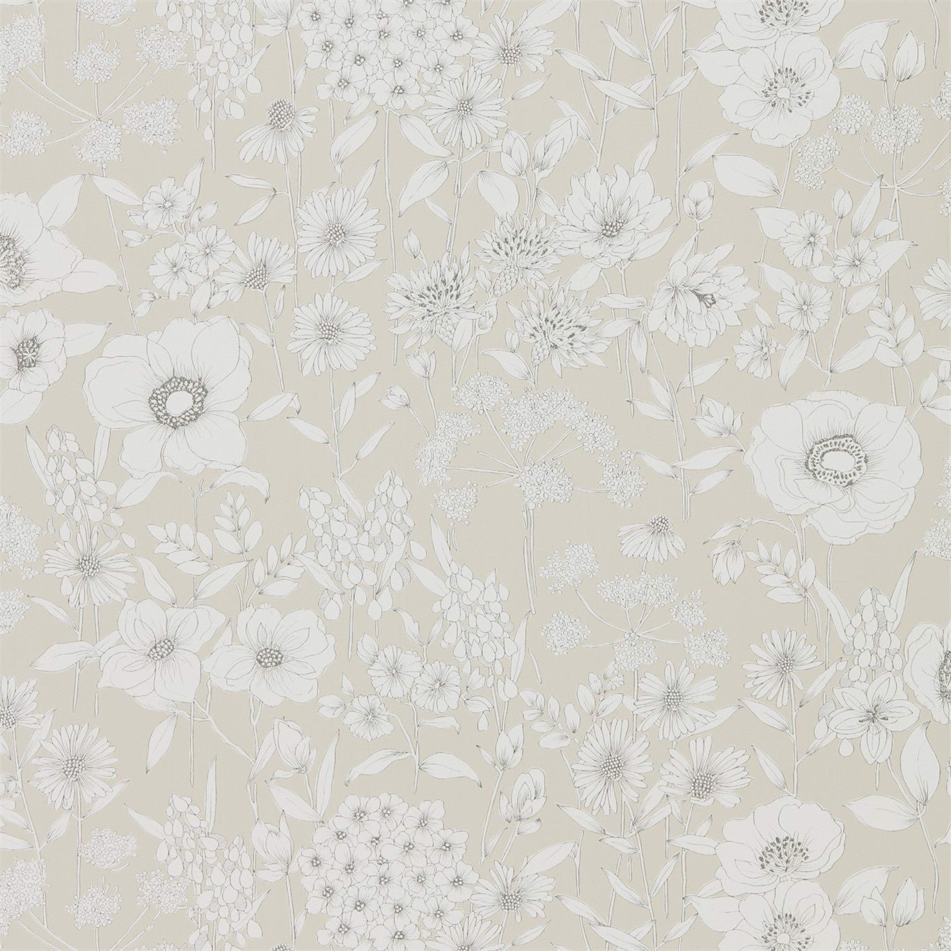 Maelee Wallpaper - Linen - DHPO216349
