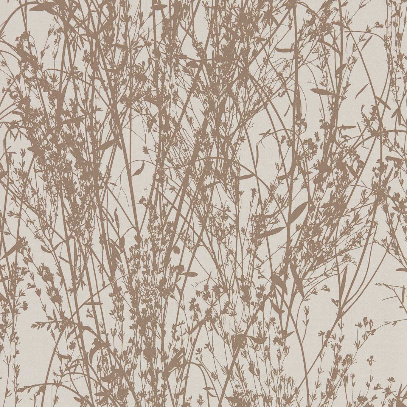 Meadow Canvas Wallpaper - Gilver/Linen - DWOW215693