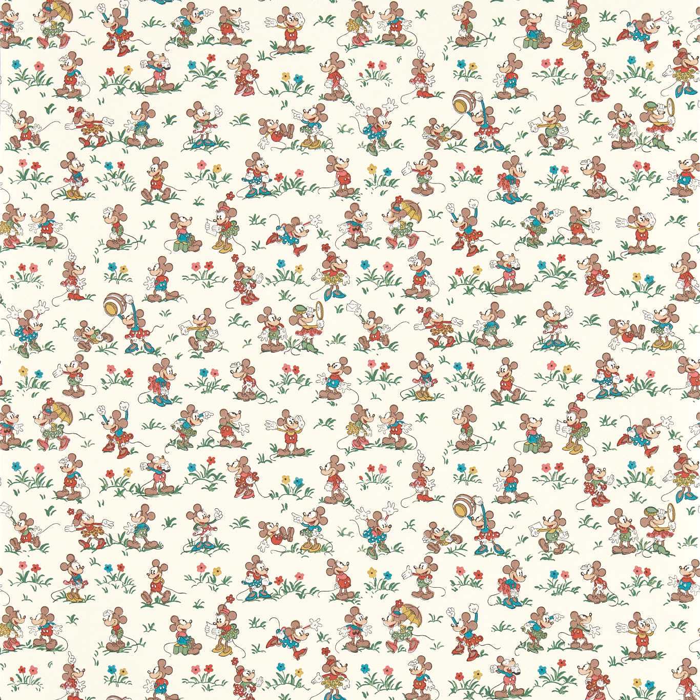 Mickey & Minnie Wallpaper - Allsorts - DDIW217263