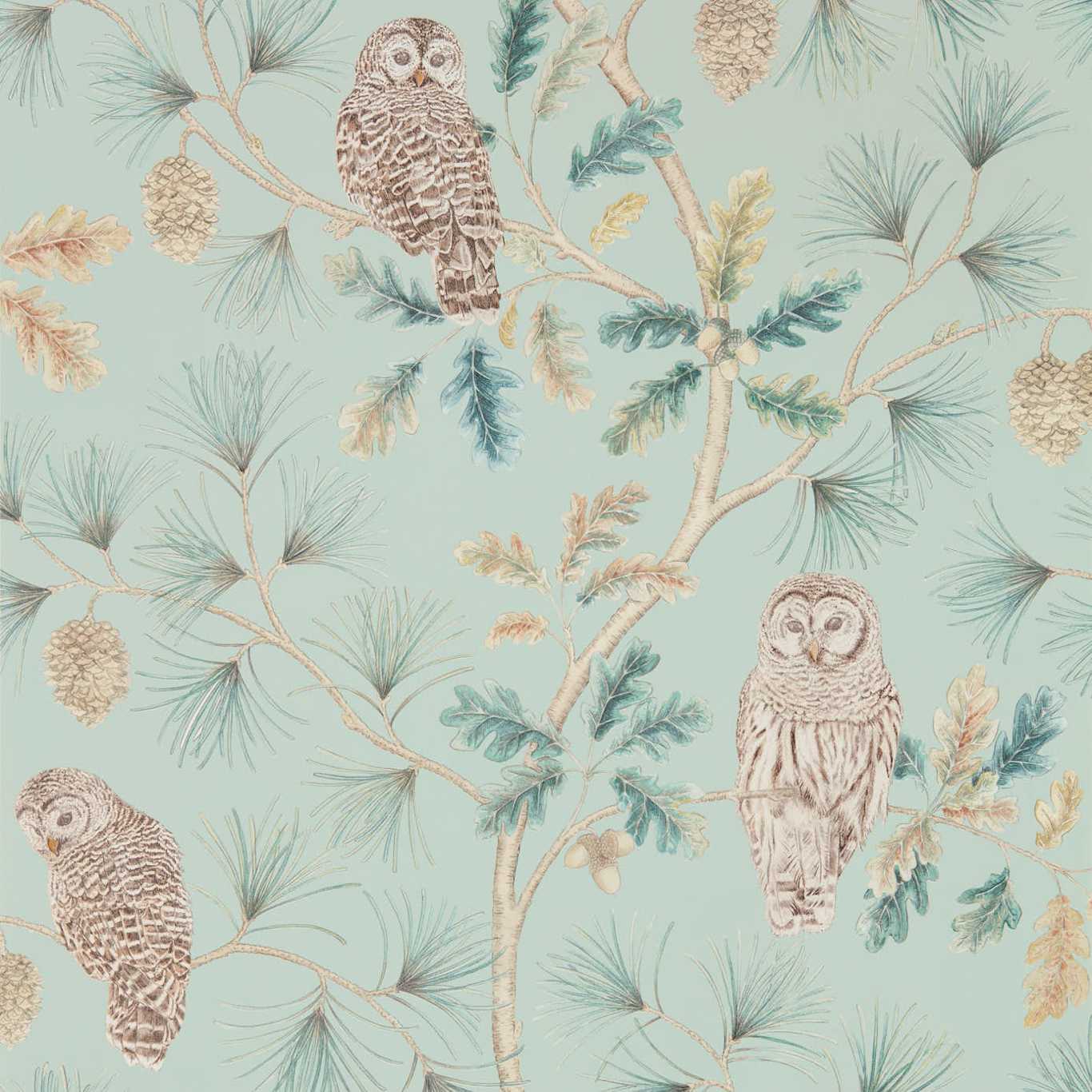 Owlswick Wallpaper - Whitstable Blue - DYSI216596