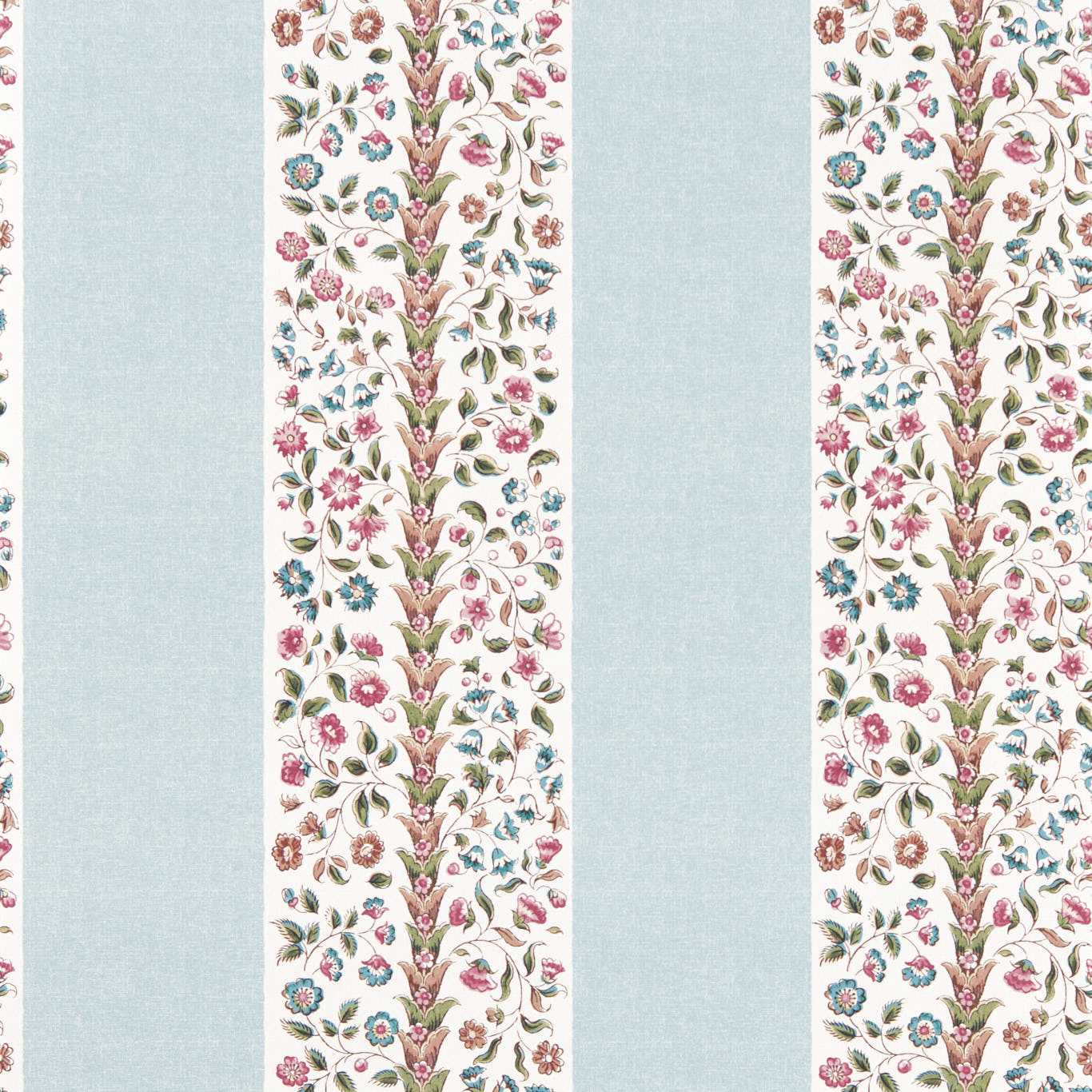 Pergola Stripe Wallpaper - Mineral Blue/Wisteria - DHIP217486