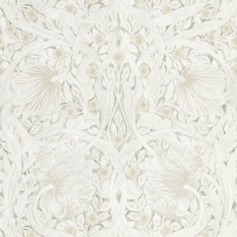 Pure Pimpernel Wallpaper - Lightish Grey - Morris & Co - 216538