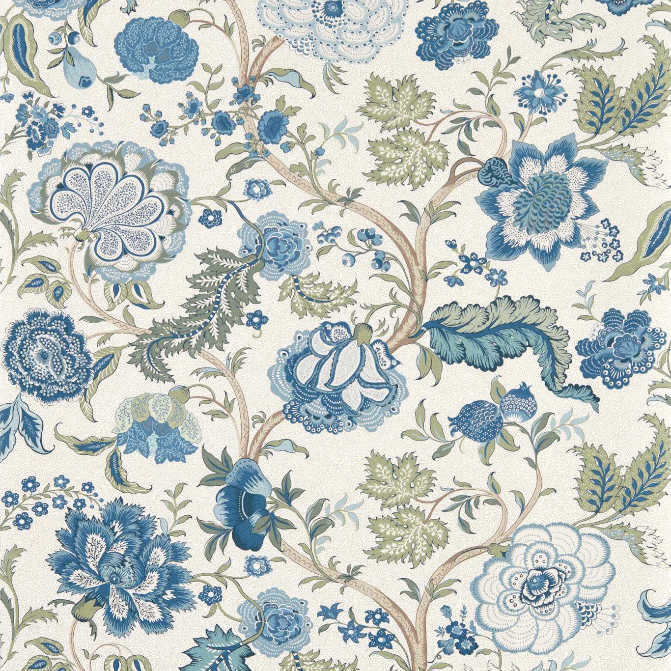 Salisbury Wallpaper - Tetbury Blue - DHIP217487