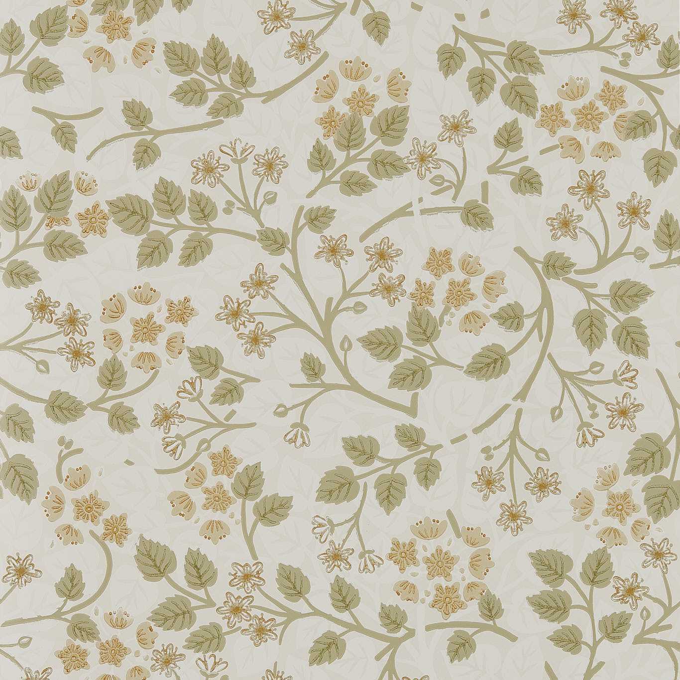Silver Lime Wallpaper - Lichen - DHIP217515
