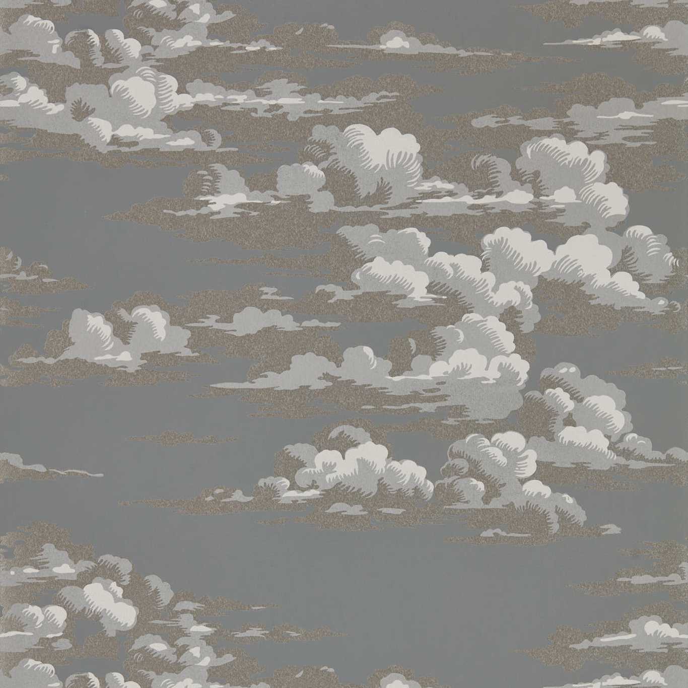 Silvi Clouds Wallpaper - Taupe Grey - DYSI216603