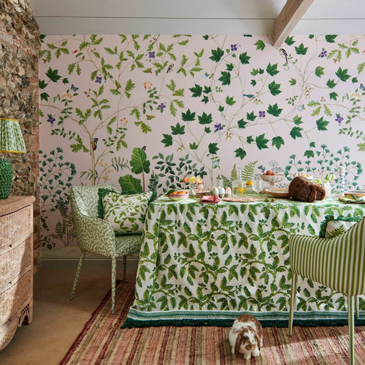 Sycamore and Oak Wallpaper - Wild Rose - Sanderson - DABW217213 - Morris Wallpaper