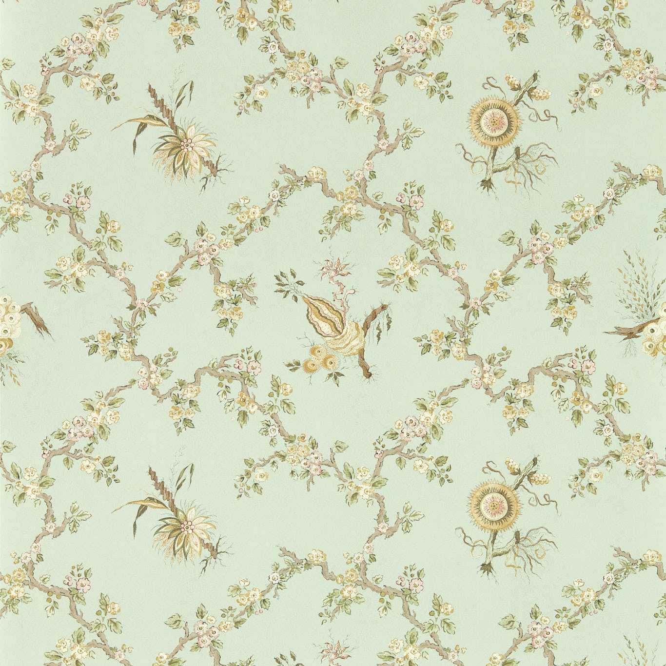 Trelliage Wallpaper - Aphrodite/Blush - DGDW217320