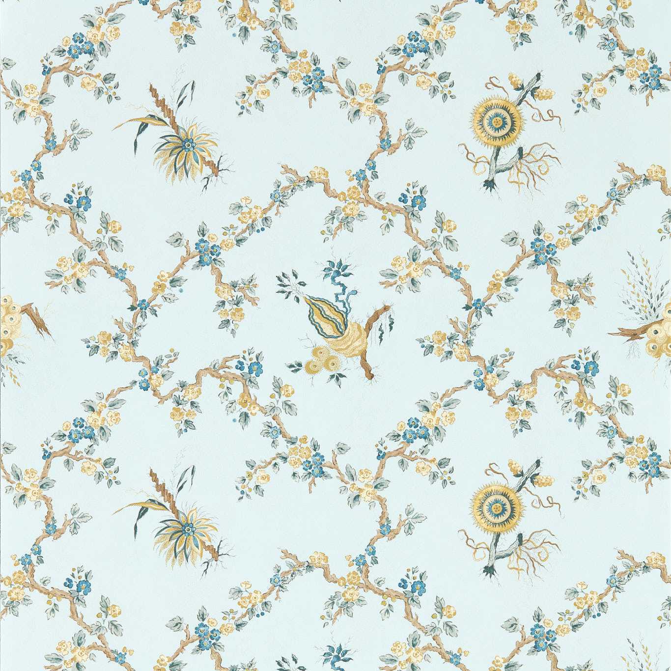Trelliage Wallpaper - Primrose/Danbury - DGDW217322