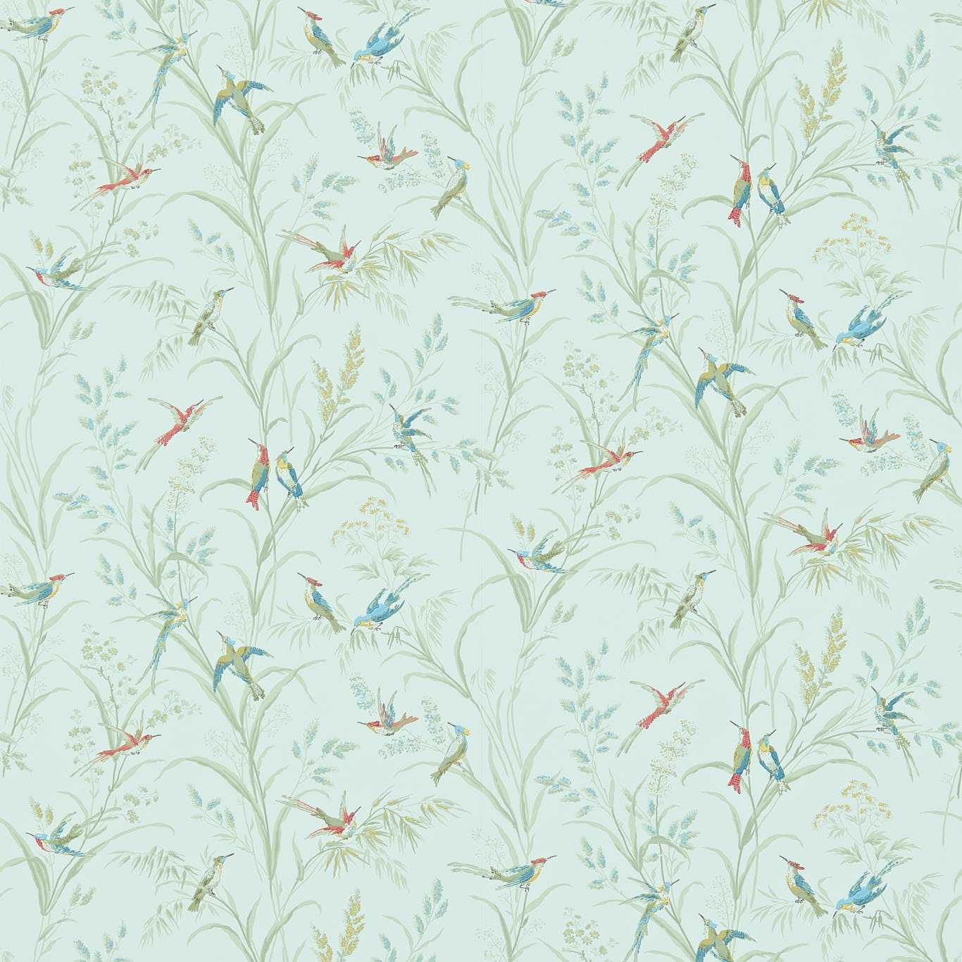 Tuileries Wallpaper - Sage/Multi - DFAB214082