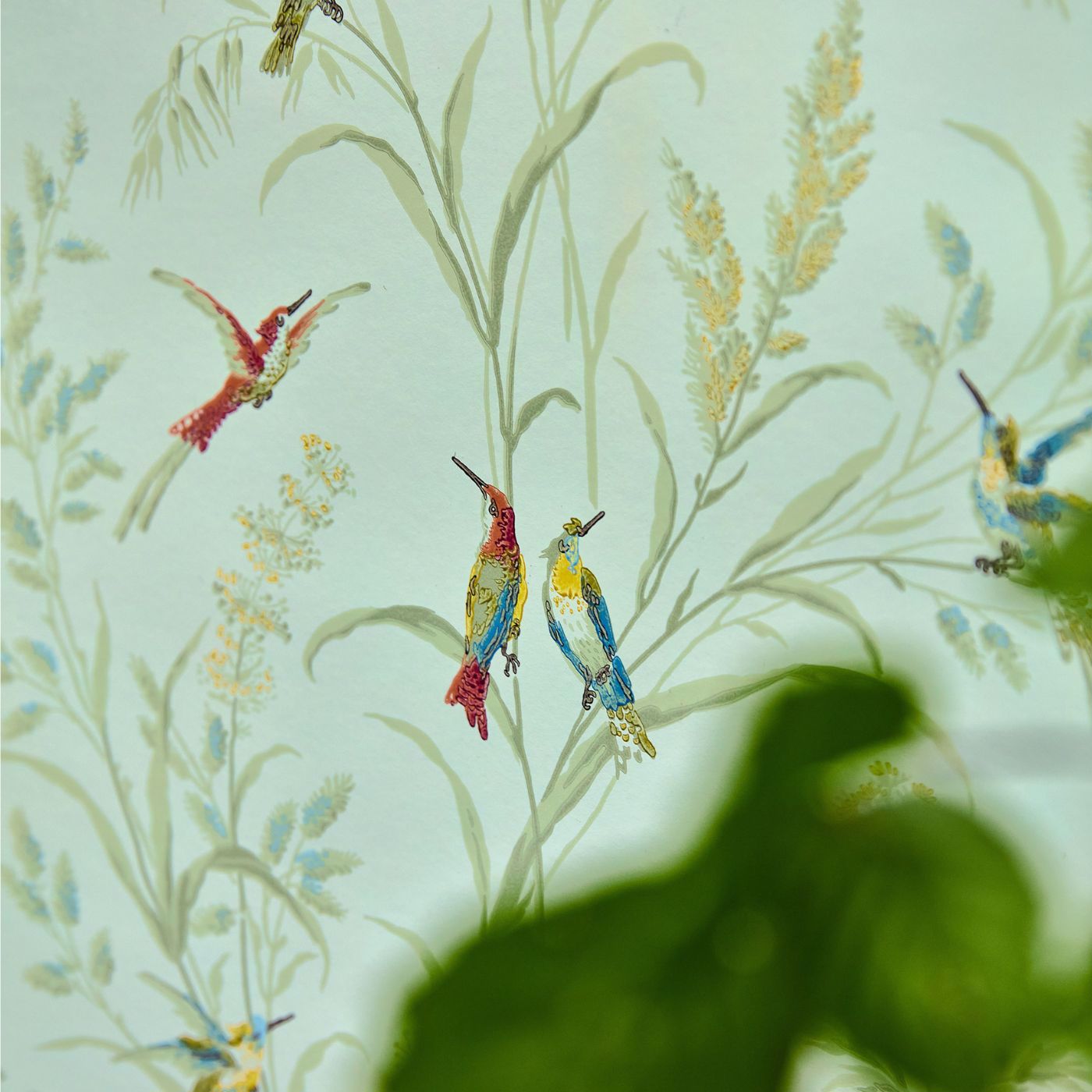 Tuileries Wallpaper - Sage/Multi - Sanderson - DFAB214082 - Morris Wallpaper