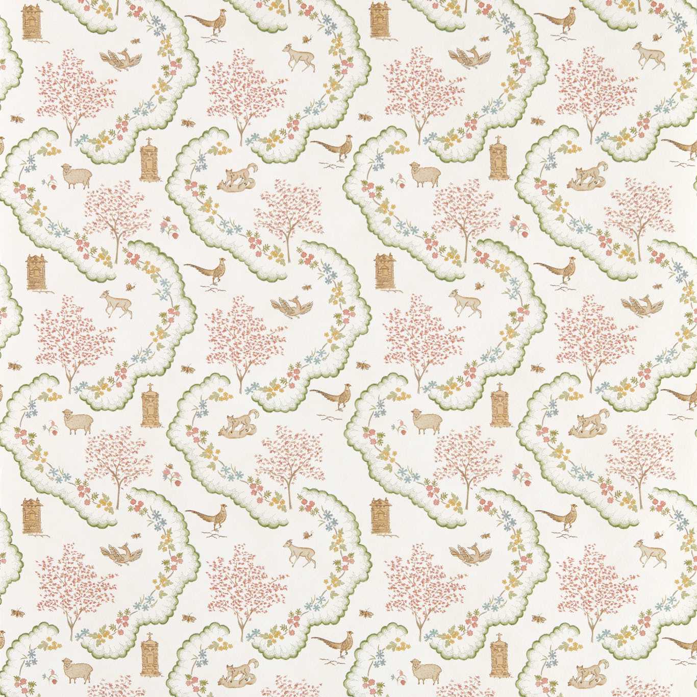 Wildflower Meadow Wallpaper - Pearl - DHIP217483