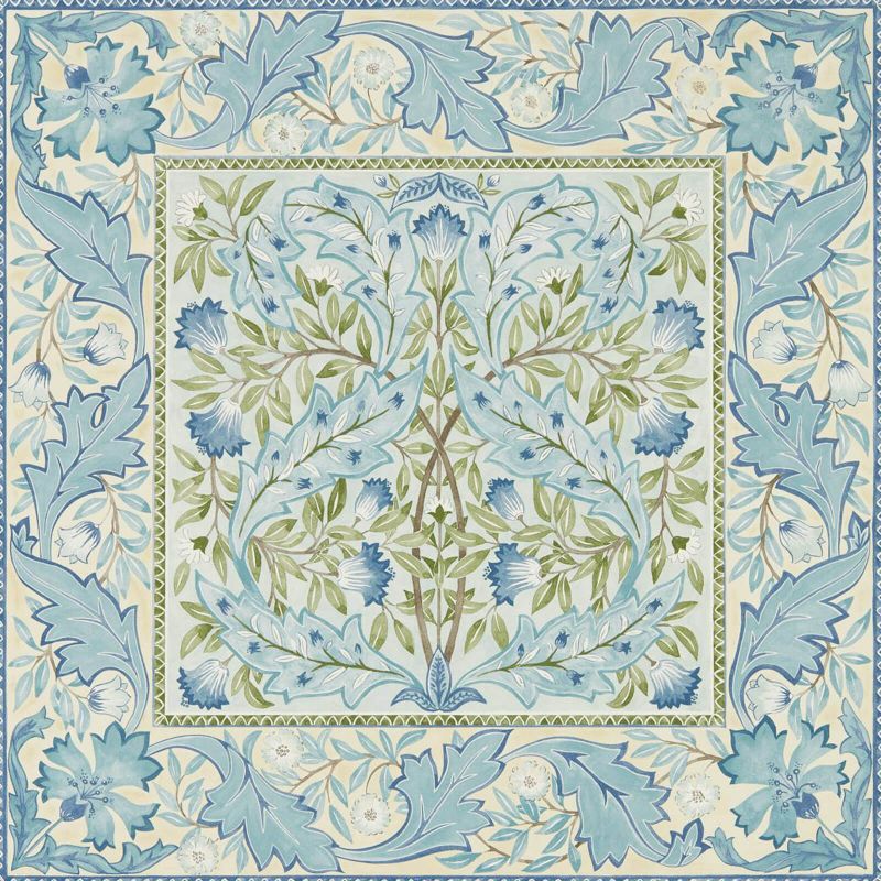 Wilhelmina Wallpaper - Indigo - Morris & Co - 216671