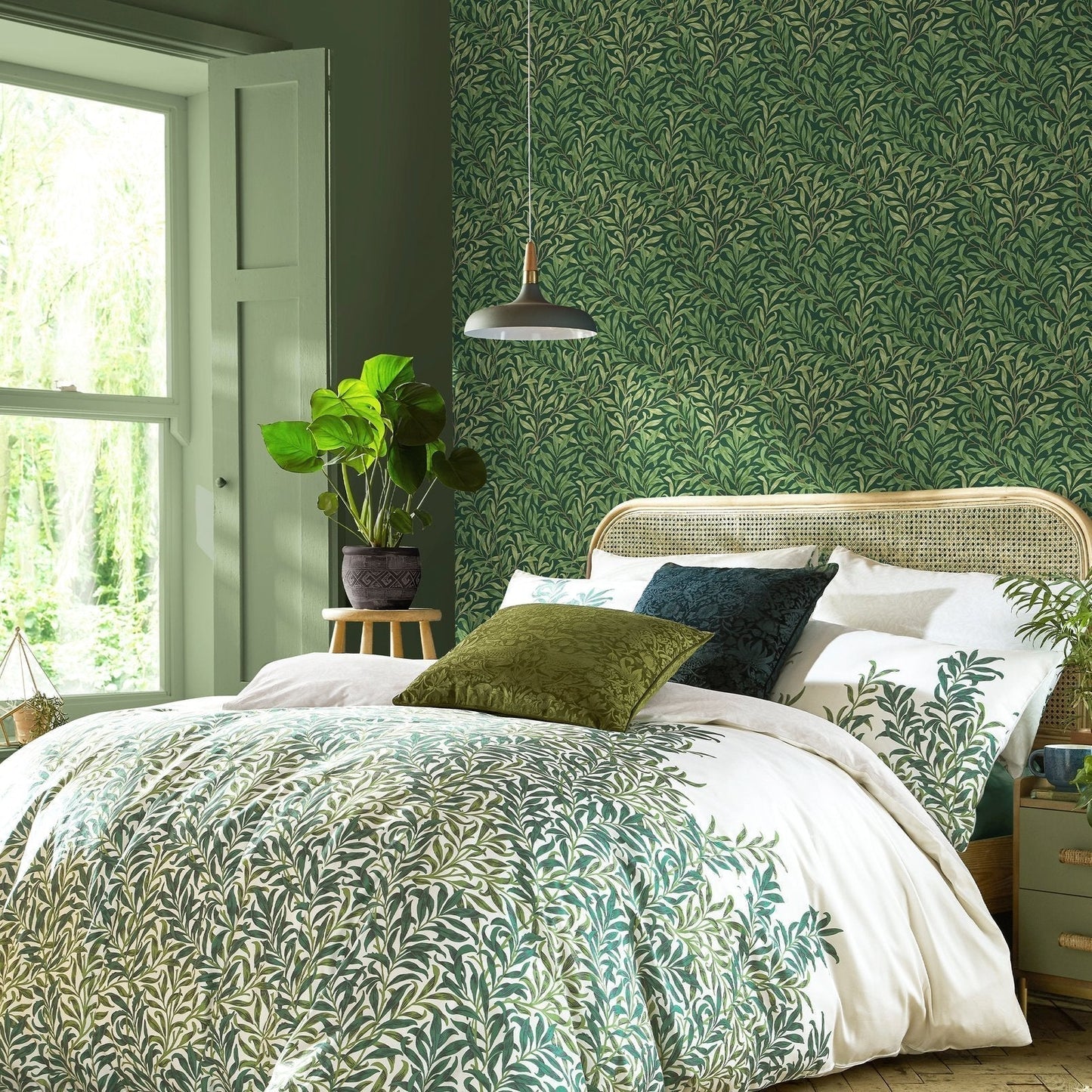 Willow Bough Wallpaper - Sage - 124248 - William Morris AH - Premier Wallcovering