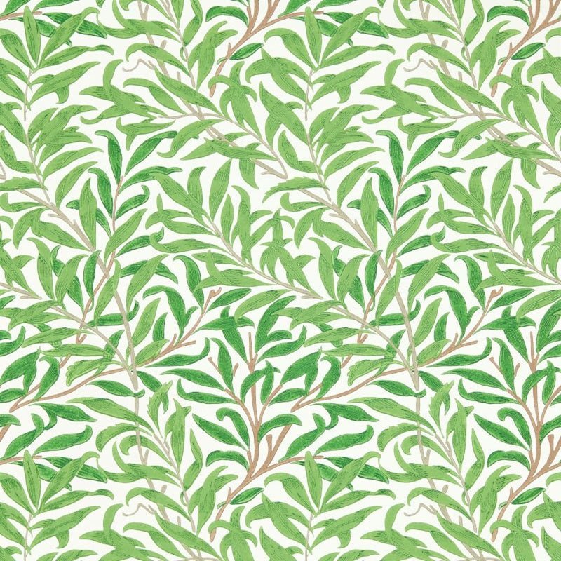 Willow Boughs Wallpaper - Leaf Green - Morris & Co - 217081