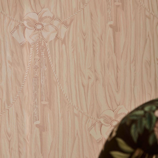 Wilsford Wallpaper - Bone - Sanderson - DGDW217310 - Morris Wallpaper