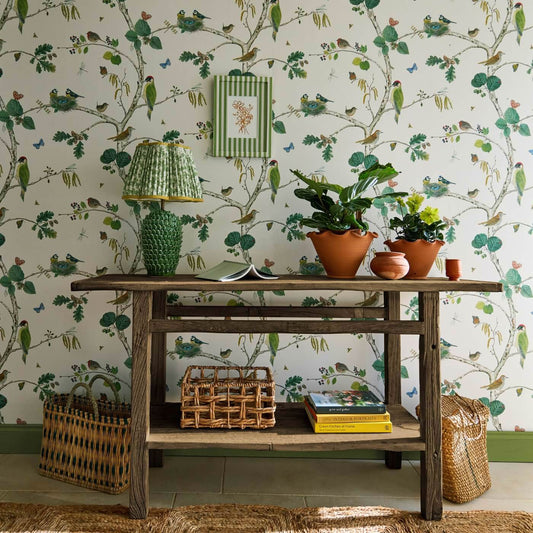 Woodland Chorus Wallpaper - Botanical/Multi - Sanderson - DABW217230 - Morris Wallpaper