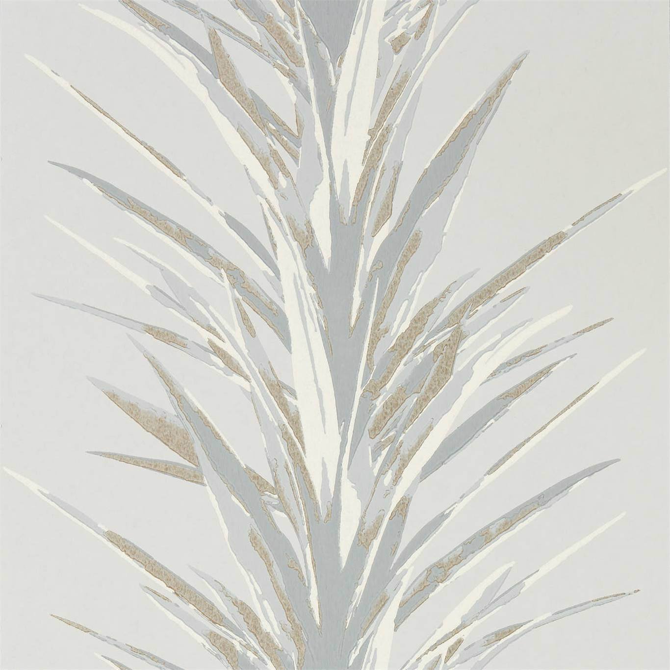 Yucca Wallpaper - Grey/Gilver - DGLW216650