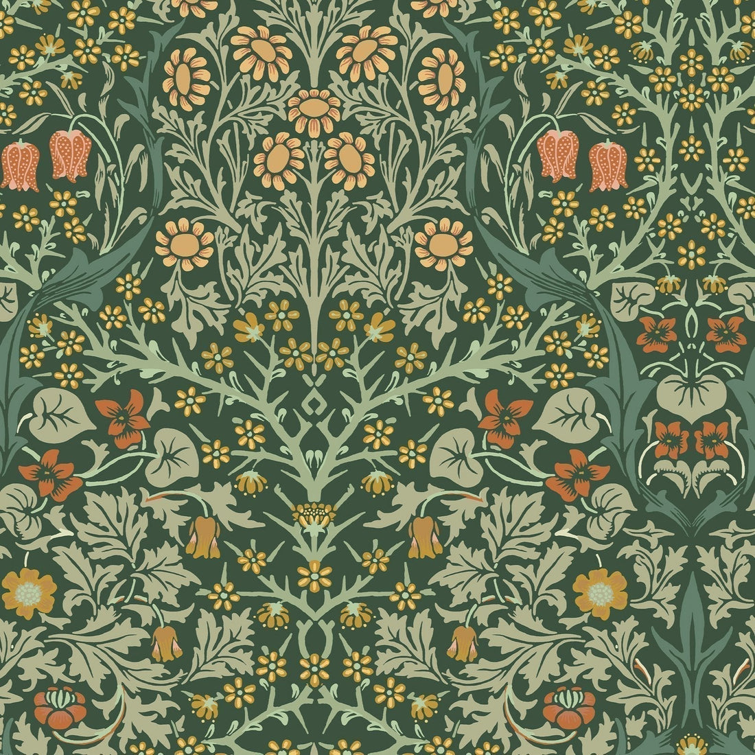 Blackthorn Wallpaper by Morris & Co.
