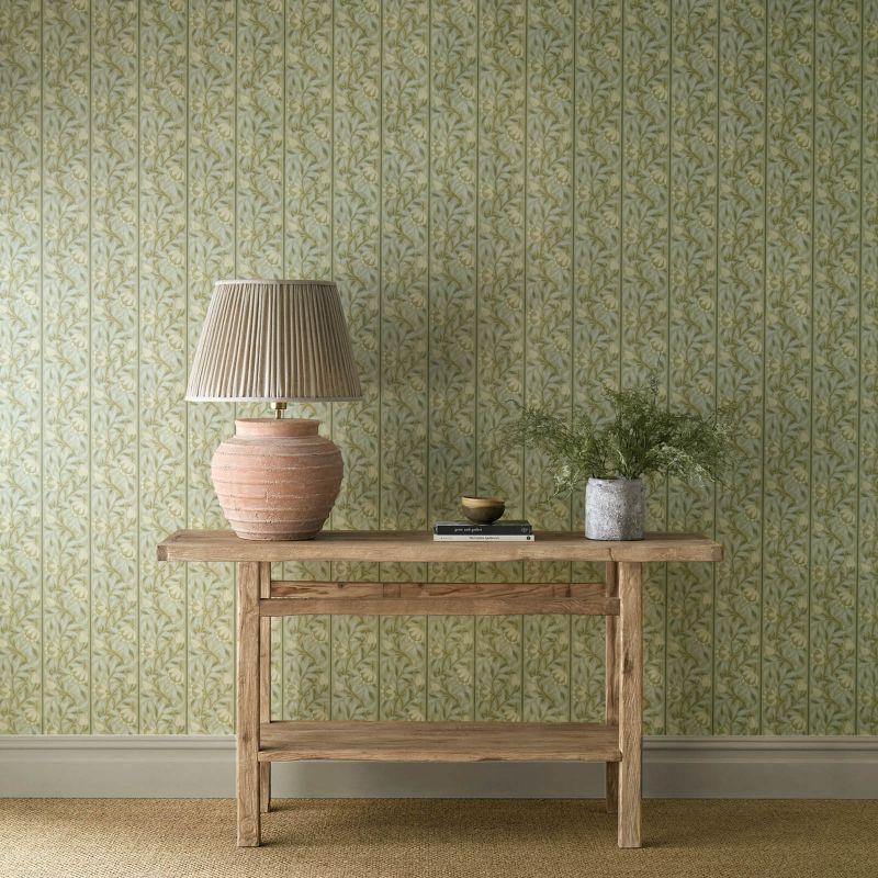 Peony Trellis Wallpaper - Sample