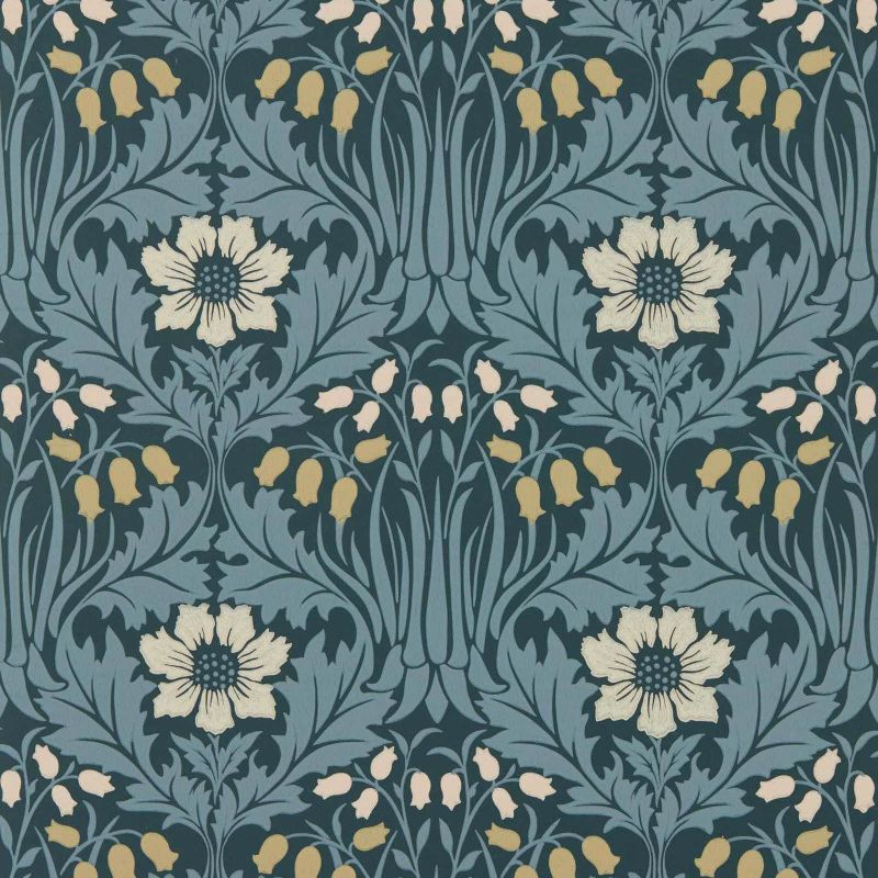 Woodbell & Anemone Wallpaper
