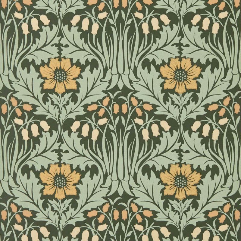 Woodbell & Anemone Wallpaper