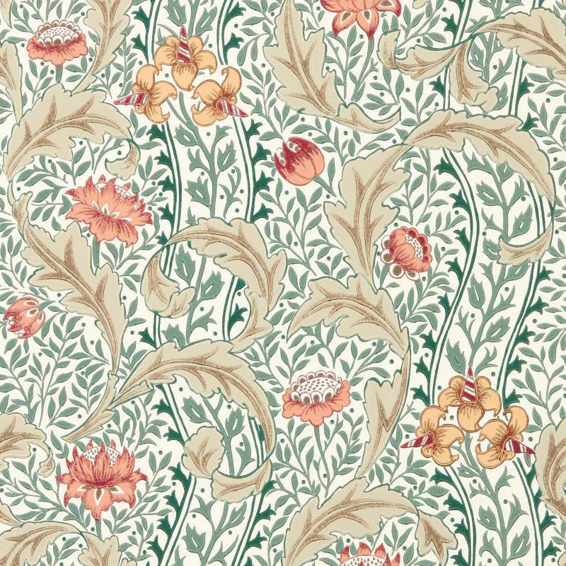 Wild Tulip & Vine Wallpaper