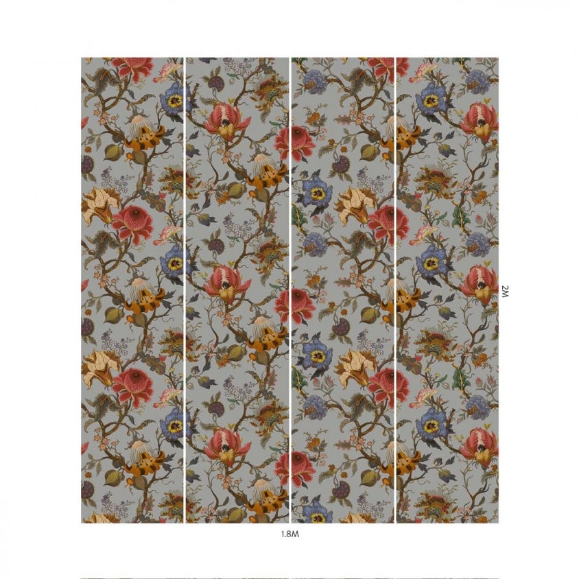 ARTEMIS Wallpaper - Dove-Grey - House of Hackney