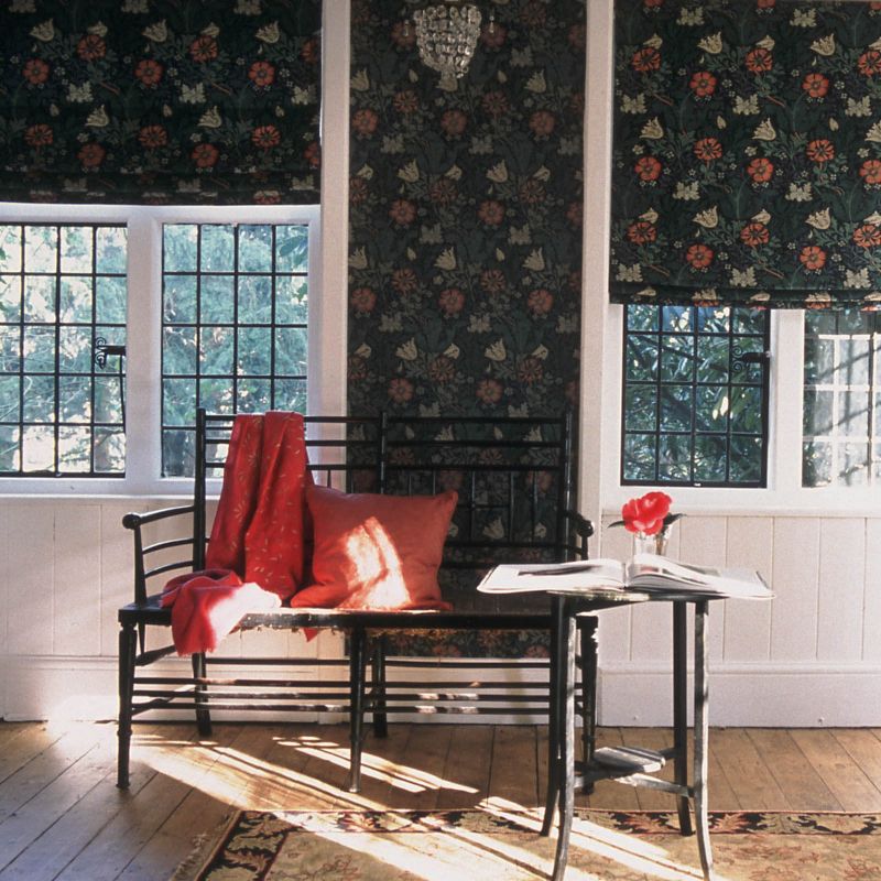 Compton Wallpaper - Indigo/Russet - DJA196102 - Morris & Co