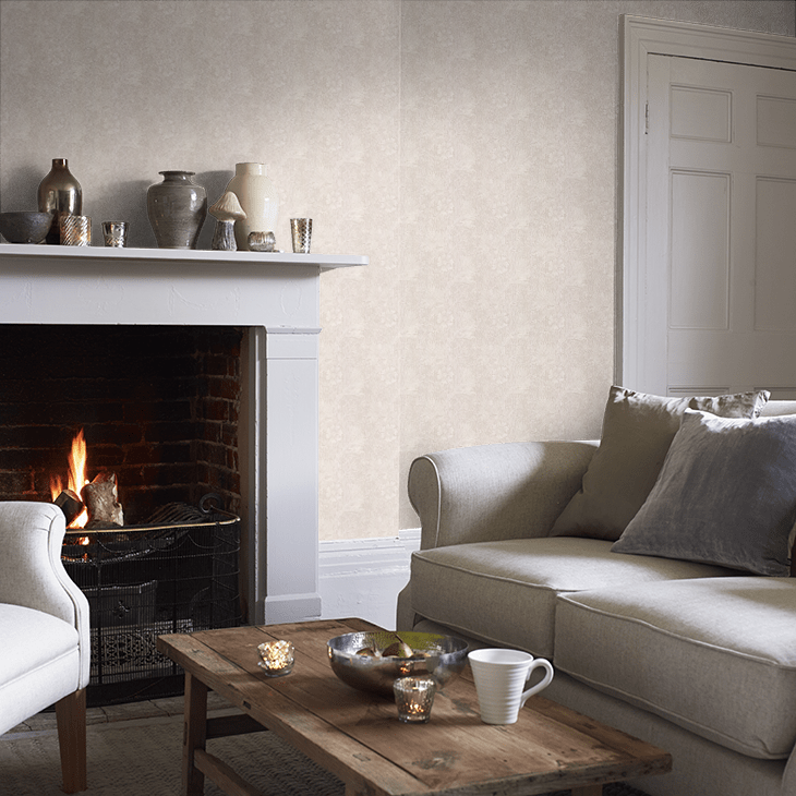 Marigold Wallpaper - Pewter - 217394 - Morris Wallpaper WD