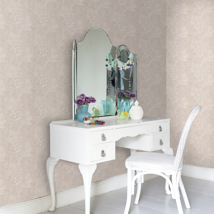 Marigold Wallpaper - Pewter - 217394 - Morris Wallpaper WD