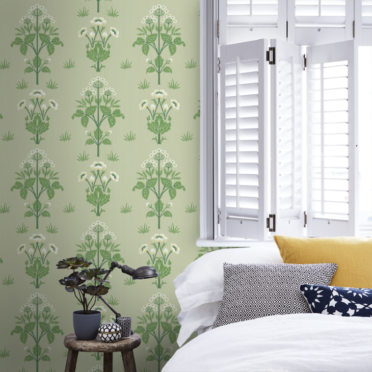 Meadow Sweet Wallpaper - Sage - 217383 - Morris Wallpaper WD